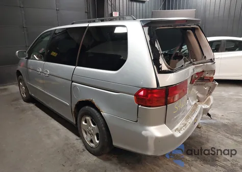 2001 Honda Odyssey Ex из США, поврежденный, VIN 2HKRL18671H565069